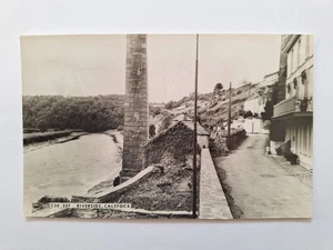 Calstock c1960 River Tamar & Viaduct Pillar, Frith Vintage Real Photo Postcard. - Picture 1 of 4