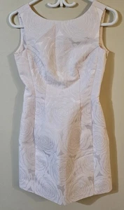 Kate Spade Pink Rose Embossed Jacquard Dress - Size 2 - Bild 1 von 8