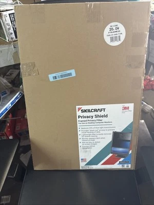 SKILCRAFT Privacy Shield W/ Frame For 20" Widescreen LCD Monitors or 20" CRT - Image 1 of 4