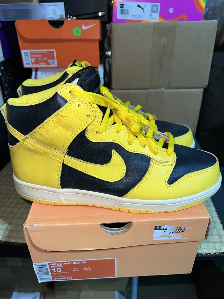NIKE DUNK HIGH QK（VNTG） Nike Dunk QK Vintage High Varsity Maize for Sale | Authenticity