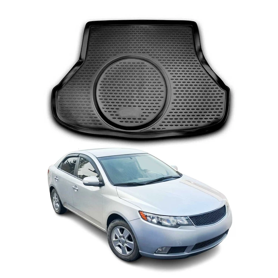 For Kia Forte 2010-2013 OMAC 4094250 Classic Black Cargo Liner — 第 1/4 张图片