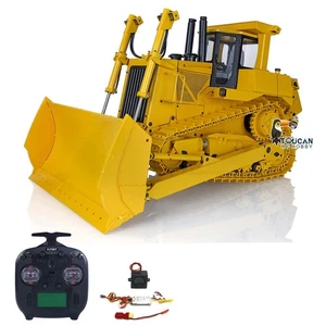 JDM 1/14 RC Metal Hydraulic DXR2 Bulldozer Dozer Model W/ 201 Sound ST8 Radio - Picture 1 of 10