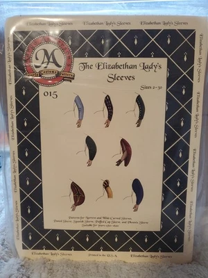 Margo Anderson's Historical Costume Elizabethan Lady's Sleeves Pattern  #015 - Image 1 of 3