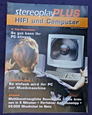 STEREOPLAY PLUS,AUS 2/00,SEITEN 16,HIFI COMPUTER,QUADRAL SAM 4600,JBL MEDIA 2000 - Bild 1 von 2