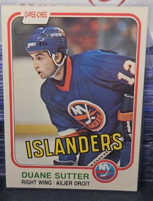 81-82 O-Pee-Chee Duane  Sutter Rookie 🚨🚨🚨 New York Islanders  - Image 1 of 2