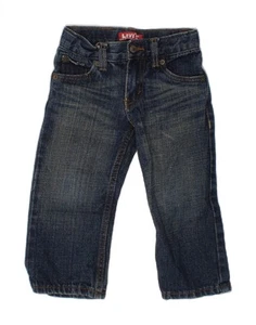 LEVI'S Baby Boys 549 Straight Jeans 18-24 Months W20 L12 Navy Blue Cotton CM01 - Picture 1 of 3