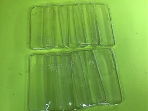 10 Stück iPhone X/Xs Hüllen transparent weiches Gummi - Bild 1 von 3
