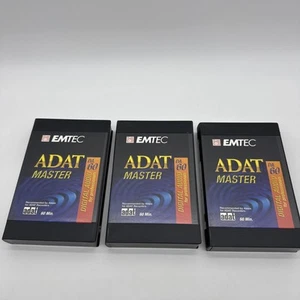 ADAT Digital Studio Audio Cassette Tapes 60 Minutes / 3 PACK -EMTEC / DA60 - NEW - Picture 1 of 7