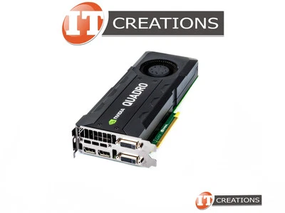 PNY NVIDIA QUADRO K5200 GPU 8GB GRAPHICS PROCESSING UNIT VIDEO CARD VCQK5200-T - Image 1 of 3