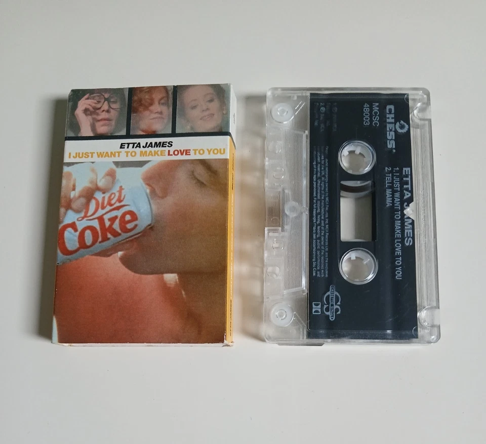 ETTA JAMES I JUST WANT TO MAKE LOVE TO YOU CASSETTE TAPE SINGLE MCA CHESS 1996 - Image 1 of 1