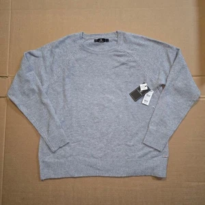 Women's Volcom Gray Crew Neck Sweater Size L - Picture 1 of 7