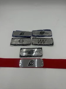 Naruto Headband Set(color) 6pc - Picture 1 of 3
