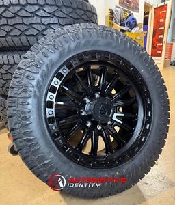 20x9 Arena Mission Black Wheels 33.5" Atturo AT Tires 8x170 Ford F250 Super Duty - Picture 1 of 7