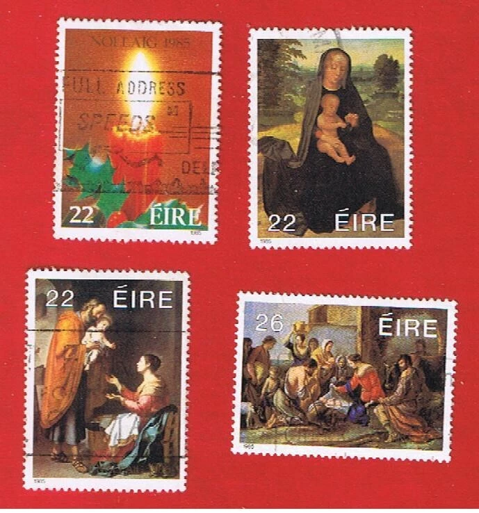 Ireland #649-652  VF used  Christmas  Free S/H - Image 1 of 1