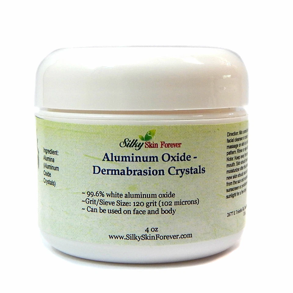 MicroDermabrasion Crystals Aluminum Oxide Exfoliant Acne Wrinkle Face Scrub 4oz - Image 1 of 1