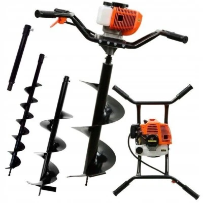 Taladro de tierra de gasolina taladro de tierra taladro de pila taladro de pozo - Ø100, Ø200, Ø300 - Imagen 1 de 4