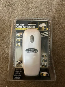 Handy Automatic Can-Opener One Touch Hands-Free White Easy to Use NEW - Picture 1 of 2