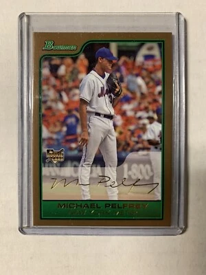 Mike Pelfrey RC 2006 Bowman Draft GOLD #45 Mets QTY - Image 1 of 2