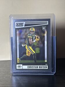 2022 Panini Chronicles Christian Watson Score Rookie Card #SP-367 Packers RC