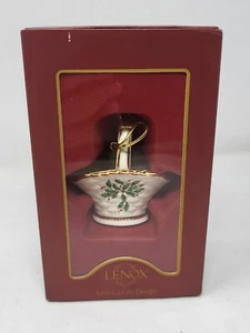 Lenox Holiday Basket Ornament with Box - Picture 1 of 8
