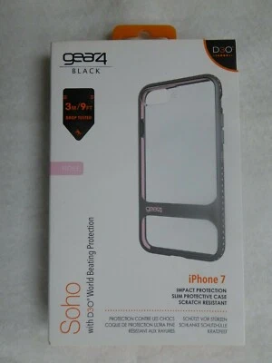 Gear4 Black Soho Grey/Pink iPhone 7 - Image 1 of 2