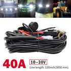 10/22/32/42/52"Led Light Bar Dual Color Drl Spot Flood Offroad Truck Driving 4Wd