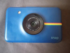 Polaroid Snap Instant Camera Blue | Tested for POWER | Unknown Condition | Parts - Picture 1 of 5