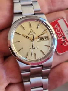 Omega Watch,omega Geneve,omega Vintage,omega Automatic,omega 1022,new Old Stock. - Imagen 1 de 12