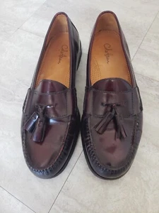 Cole Haan Herren 11D Cordovan Quaste Halbschuhe Leder Slipper Elegant Schuhe - Bild 1 von 9