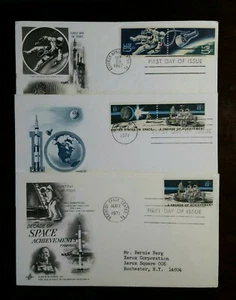 Space Achievements, Accomplishments First Day Covers Art Craft, Artmaster Cachet - Picture 1 of 10