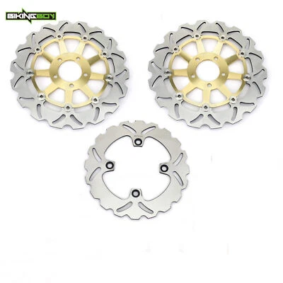 For Kawasaki Front Rear Brake Rotors Disc ZX-12R NINJA 04-06 ZR 750 Zephyr 91-95 - Image 1 of 4