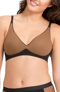 NWT Spanx Nudist Unlined Wireless Bra - Very Black & Naked 4.0  Style: 30010R - Picture 1 of 2