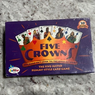 Five Crowns The Game Isn't Over Until the Kings Go Wild! 5 Suited Rummy Style - Image 1 of 4