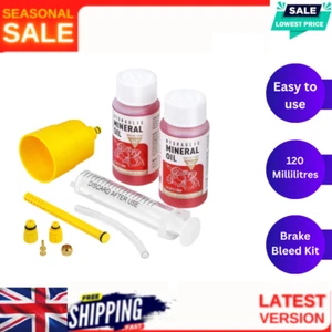 Hydraulic Disc MTB Bike Brake Bleed Kit, Oil Mineral, For Shimano Tektro Magura - Picture 1 of 7