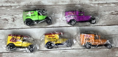 Vintage Lot of 5 Hot Wheels Model ‘T’ & Model ‘A’ Kellogg’s & Speed Shop Cars - Image 1 of 4