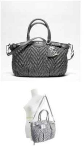 Coach Madison Nylon Sophia 18637 Black 70Tth Anniversary/ Brand new - Picture 1 of 6