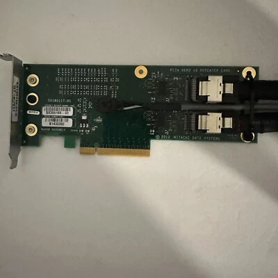 Hitachi PCIe GEN2 x8 Repeater Card SX300188-03 RAID CARD SX190446-01-b - Image 1 of 4