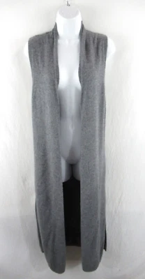 Nanette Lepore 100% 2-Ply Cashmere Sleeveless Cardigan Sweater Vest Size M #CK61 - Image 1 of 4