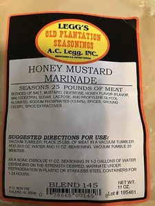 Marinada de mostaza de miel - 11 oz - A. C. Legg, Inc. - EL-145 - Imagen 1 de 1