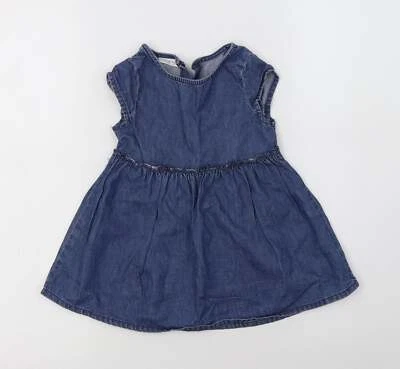 NEXT Baby Blue Cotton Blend A-Line Size 12-18 Months - Image 1 of 4
