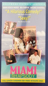 Miami Rhapsody VHS Screener - Demo - Promo - NEW & SEALED - Imagen 1 de 2