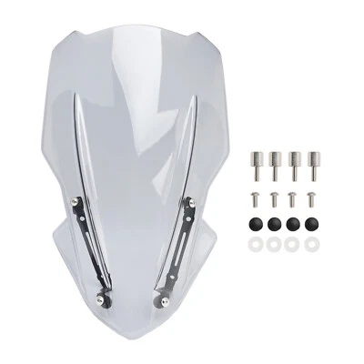 Windscreen Windshield Screen with Bracket For Kawasaki Z900 2017-2018 Clear# Foto 1 de 4