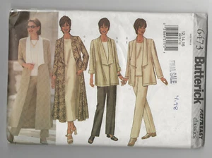 BUTTERICK pattern 3265 wardrobe BLOUSE TUNIC Dress Duster pantsSz 12 14 16 UNCUT - Picture 1 of 1