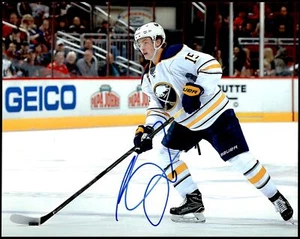 2022-23 Autographed Picture Away Jack Eichel Rookie Auto #15 Buffalo Sabres - Bild 1 von 2