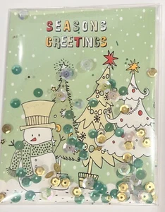 Kartenset Stampin' Up! Die Jahreszeiten Grüße Weihnachten Shaker Karte - Bild 1 von 2