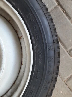 Räder-Felgen mit Michelin Winterreifen für Citroen 2CV - Bild 1 von 4