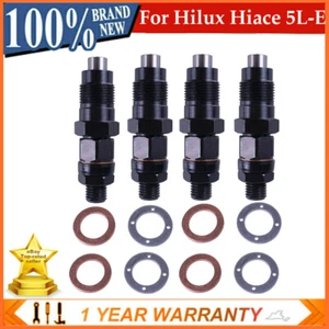 4X Inyector de Combustible Diesel 23600-59325 para Toyota Hilux Hiace 5L-E 3.0L 093500-7490 - Imagen 1 de 7