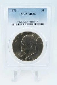 1978-P PCGS MS65 Eisenhower Ike Dollar Business Strike - Picture 1 of 2