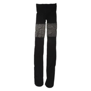 Women Sexy Black Stylish Tinted Sheer False High Stocking Pantyhose Slim Tights - Picture 1 of 8