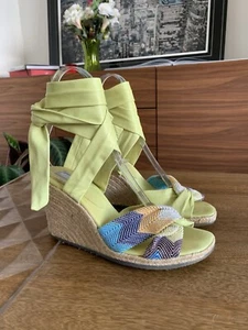 Missoni Espadrilles Wedge Sandals Shoes, 40 - Picture 1 of 9